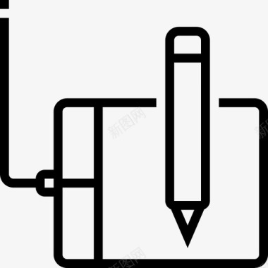 图形板艺术17轮廓图标图标