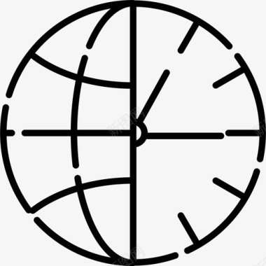 地球白天全球图标图标
