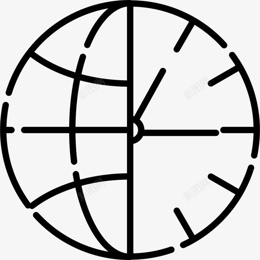 地球白天全球图标svg_新图网 https://ixintu.com 全球 地球 时间 白天