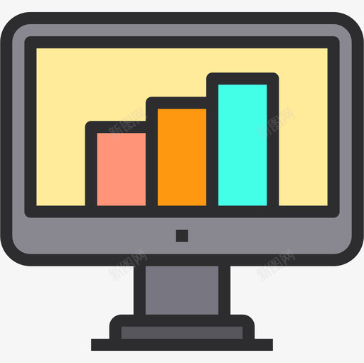 条形图搜索引擎优化4线性颜色图标svg_新图网 https://ixintu.com 搜索引擎优化4 条形图 线性颜色