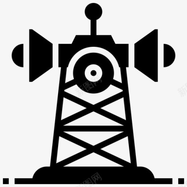 通信塔技术电信图标图标