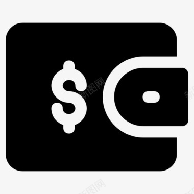 钱包商业符号图标图标