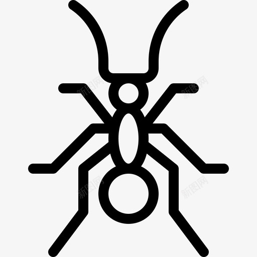 蚂蚁昆虫11直系图标svg_新图网 https://ixintu.com 昆虫 直系 蚂蚁
