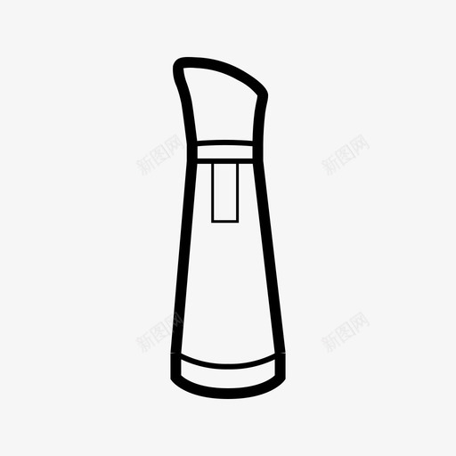 喷雾瓶厨房器具图标svg_新图网 https://ixintu.com 厨房 喷雾 器具