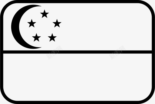 新加坡国旗国家sgp图标svg_新图网 https://ixintu.com sgp 世界 国家 新加坡国旗 简化圆形世界国旗