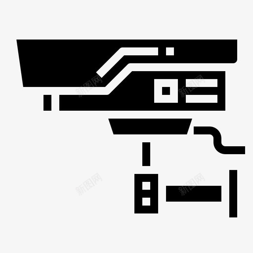 安全摄像头录音技术图标svg_新图网 https://ixintu.com 侦探 图标 安全 实心 录音 技术 摄像头