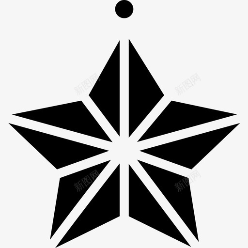 星星圣诞189填充图标svg_新图网 https://ixintu.com 圣诞189 填充 星星