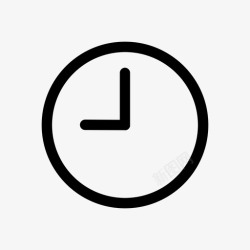 icon69圆形时钟时钟闹钟时间表图标高清图片