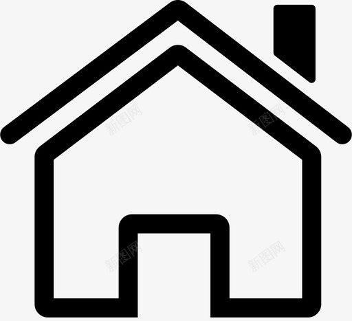 家家庭房子图标svg_新图网 https://ixintu.com 住所 地方 家庭 家用 房子 用电