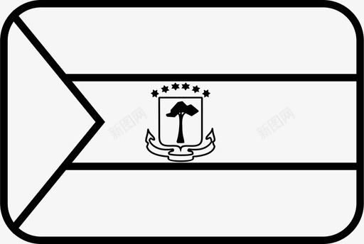 赤道几内亚国旗赤道几内亚gnq图标图标