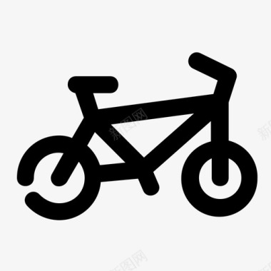 自行车骑乘运动图标图标