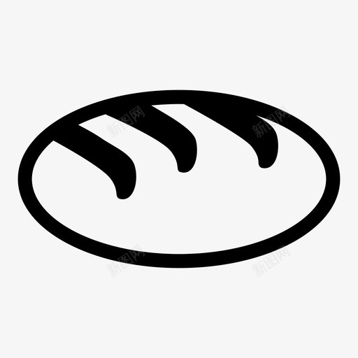 面包面包店吃的图标svg_新图网 https://ixintu.com 吃的 面包 面包店 食物