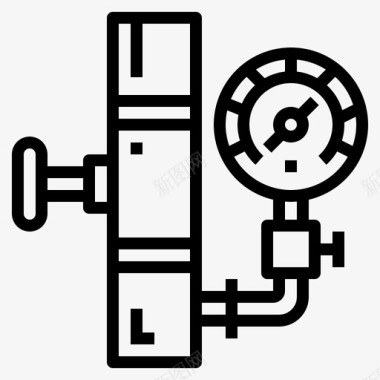 量规结构管道图标图标