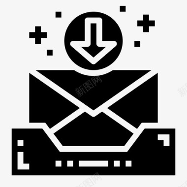 收件箱邮件符号图标图标