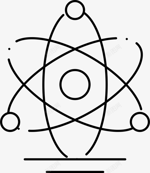 核原子实验室图标svg_新图网 https://ixintu.com 原子 实验室 科学