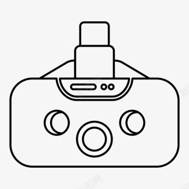 虚拟现实游戏眼镜图标图标