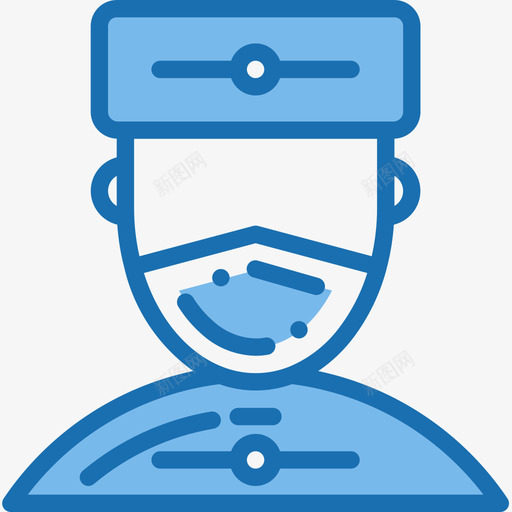 医生医疗和医院3蓝色图标svg_新图网 https://ixintu.com 医生 医疗和医院3 蓝色