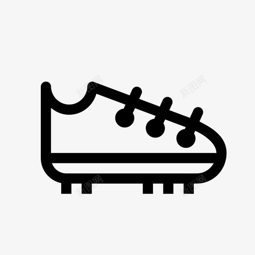 足球鞋足球运动图标svg_新图网 https://ixintu.com 足球 足球鞋 运动