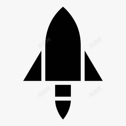 火箭航天飞机交通工具图标svg_新图网 https://ixintu.com 交通工具 火箭 航天飞机