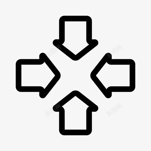 合并添加箭头图标svg_新图网 https://ixintu.com 合并 居中 添加 箭头 连接