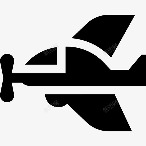 飞机儿童玩具8填充图标svg_新图网 https://ixintu.com 儿童玩具 填充 飞机