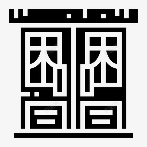 门建筑物咖啡馆图标svg_新图网 https://ixintu.com 咖啡馆 实心 家具 建筑物