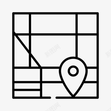 地图地址市图标图标