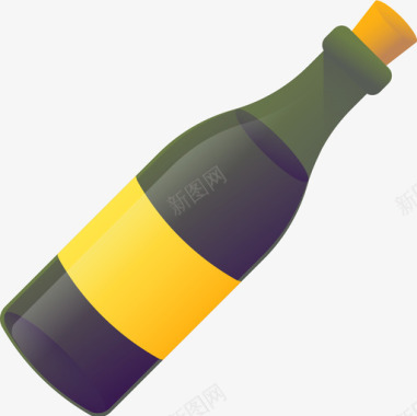 葡萄酒秋天45颜色图标图标