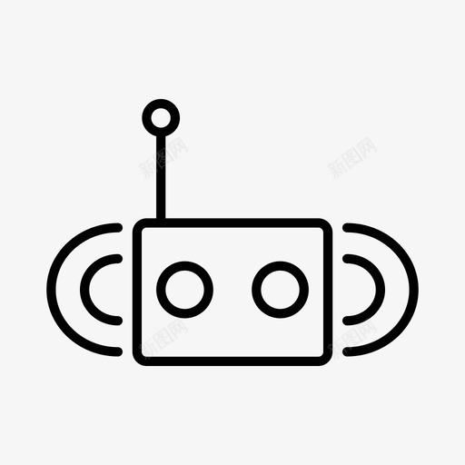 广播通讯媒体图标svg_新图网 https://ixintu.com 媒体 广播 报纸 新闻 通讯