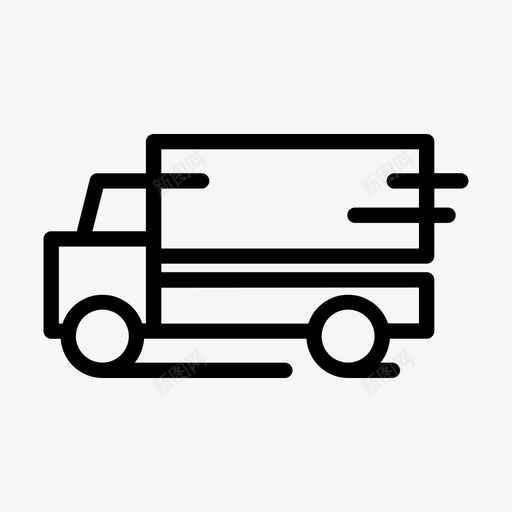 送货电子商务在线图标svg_新图网 https://ixintu.com 卡车 商店 在线 电子商务 送货