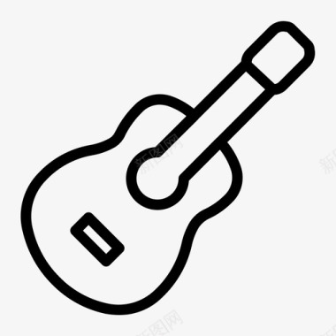吉他音乐歌曲图标图标