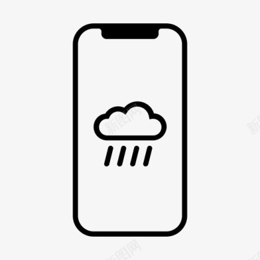 雨iphone暴雨图标图标