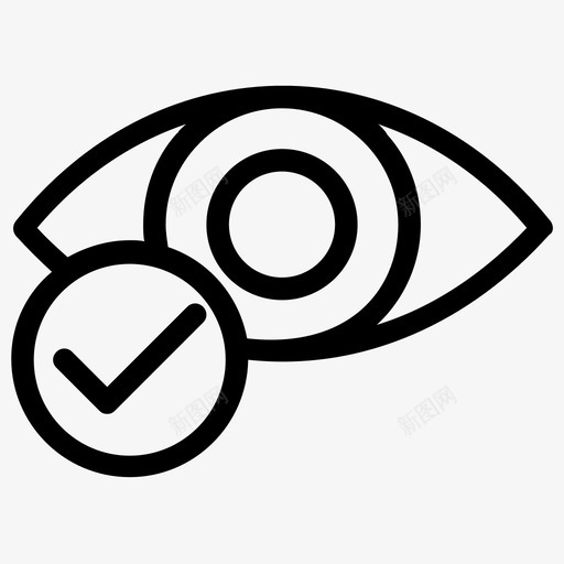 验证监控生物特征眼睛安全检查可见性图标svg_新图网 https://ixintu.com 可见 安全 客户关系 检查 特征 生物 监控 眼睛 管理 网络 验证