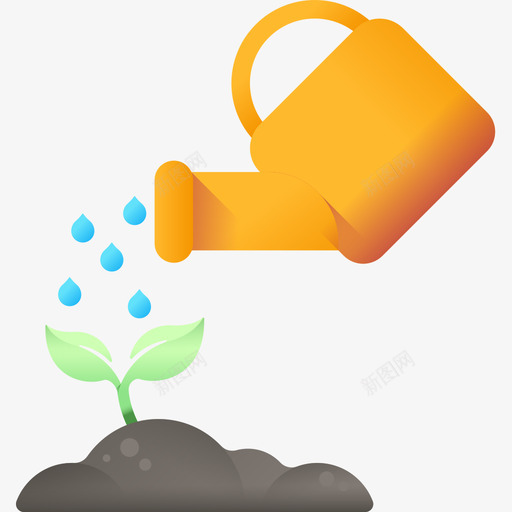 浇水生态162颜色图标svg_新图网 https://ixintu.com 浇水 生态 颜色