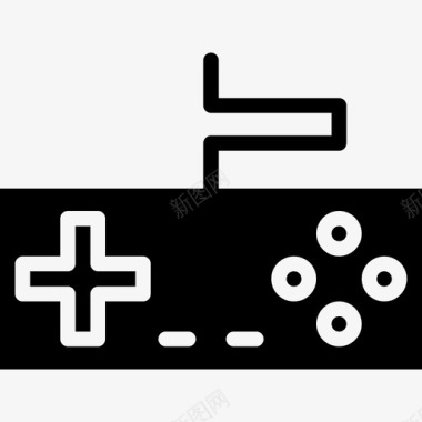 游戏控制器游戏控制器4实心图标图标