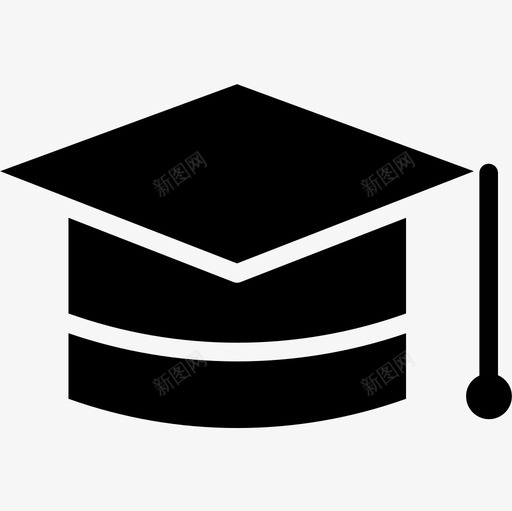 Mortarboard教育和学校2坚实图标svg_新图网 https://ixintu.com Mortarboard 坚实 学校 教育