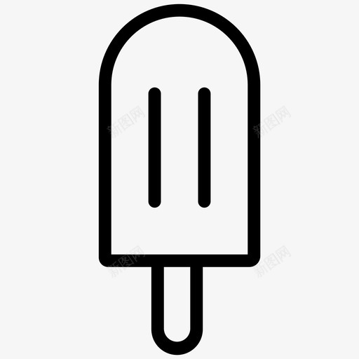 冰淇淋饮料食物图标svg_新图网 https://ixintu.com 冰棍 冰淇淋 食物 饮料