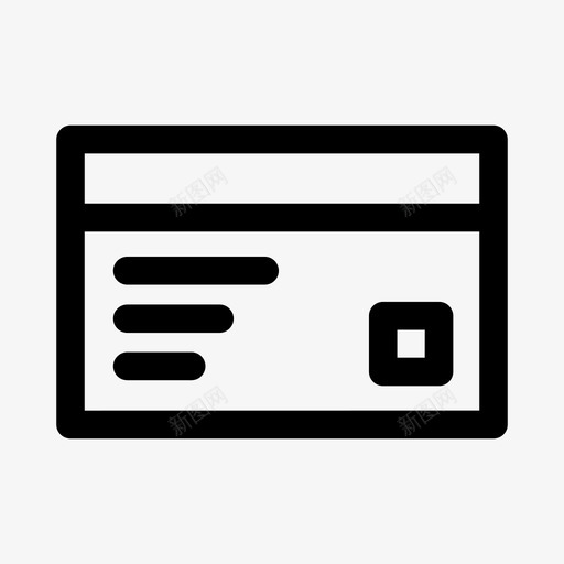 信用卡电子商务市场图标svg_新图网 https://ixintu.com 信用卡 在线 市场 电子商务
