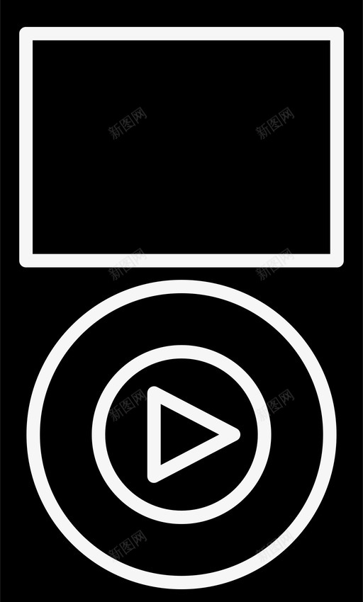mp3播放器扩音器扬声器图标svg_新图网 https://ixintu.com mp3播放器 低音扬声器 扩音器 扬声器