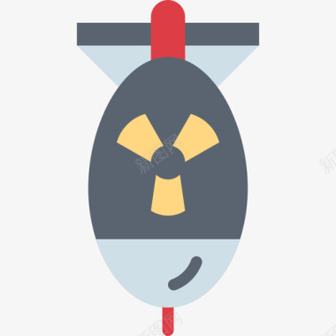 原子弹士兵飞机图标图标