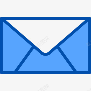 邮件数字营销97蓝色图标图标