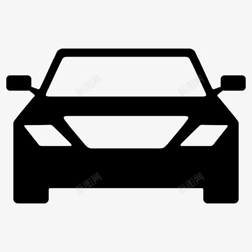 轿车suv优雅交通图标svg_新图网 https://ixintu.com suv 交通 优雅 车辆 轿车