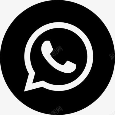 Whatsapp社交媒体86通告图标图标