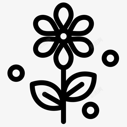 花朵复活节大自然图标svg_新图网 https://ixintu.com 乐的 伊斯特 伯德 复活节 大自然 快乐 花朵
