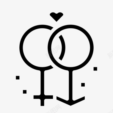 性性别爱情图标图标