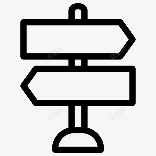 路标方向指引指路标图标svg_新图网 https://ixintu.com 功率 图形线图标 指路标 方向指引 路径指引 路标 速度 道路指引
