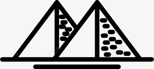 地标纪念碑金字塔图标图标