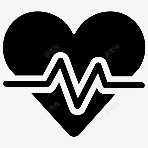 心电图心脏病学心跳图标svg_新图网 https://ixintu.com 发作 图标 字形 心电图 心脏 心脏病 心跳 疾病 病学 糖尿病