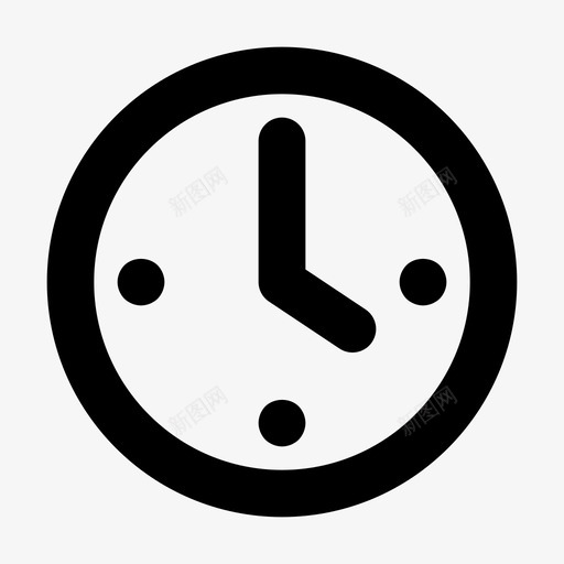 时间业务管理图标svg_新图网 https://ixintu.com 业务 办公室 商店 工作 时间 管理