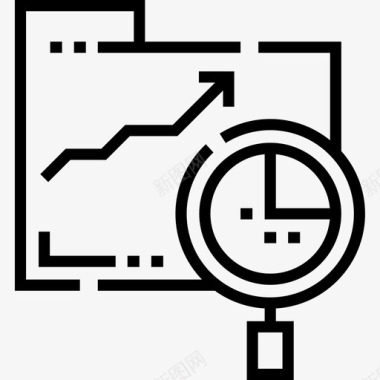 文件夹分析16线性图标图标